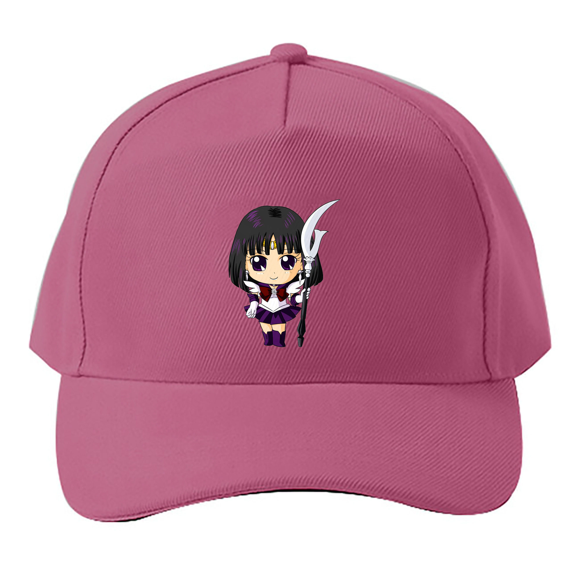 （画像用） 美少女戦士セーラームーン 土萠ほたる Sailor Moon Tomoe Hotaru （セーラーサターン；Sailor Saturn） ベースボールキャップ 綿100％ 男女兼用 帽子 スポーツ